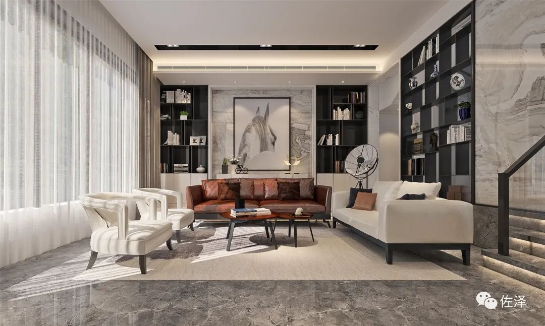 意式简约之美,佛山中信山语湖复式住宅设计-80