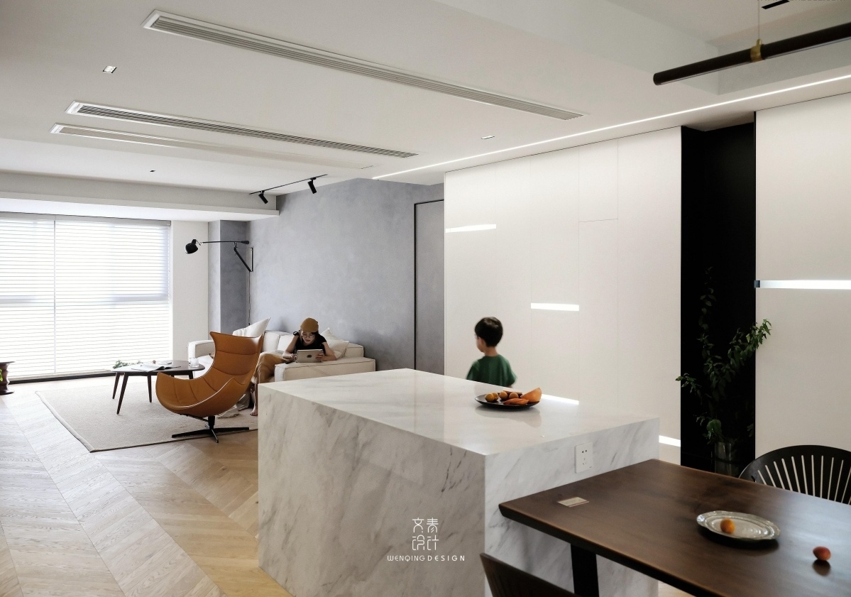 简约本心 | 胡桃木与亚麻的自然空间-26