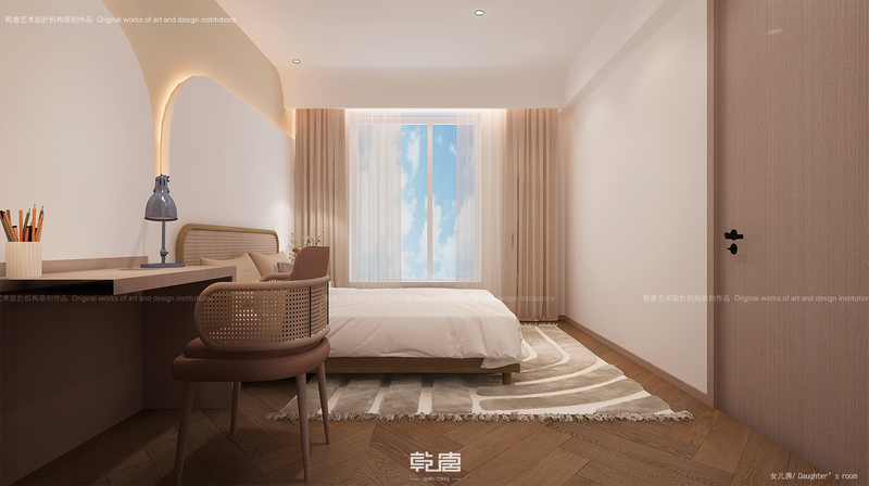 万润水岸豪庭日式奶油风私宅设计丨乾唐设计-26