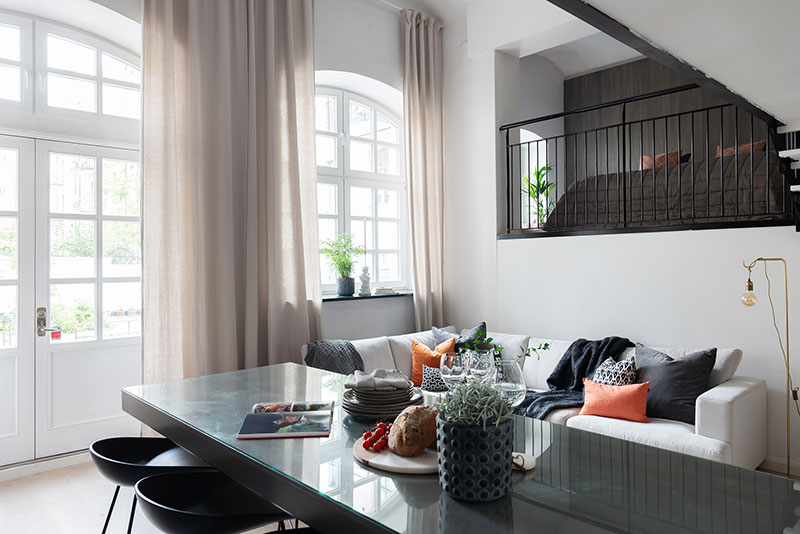 斯德哥尔摩 4.5 米高挑空小复式公寓-5