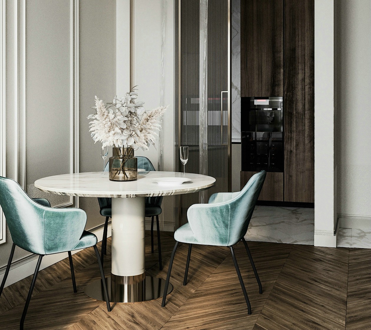 53㎡原木+蓝色 掀起席卷夏日的迷人风暴-7