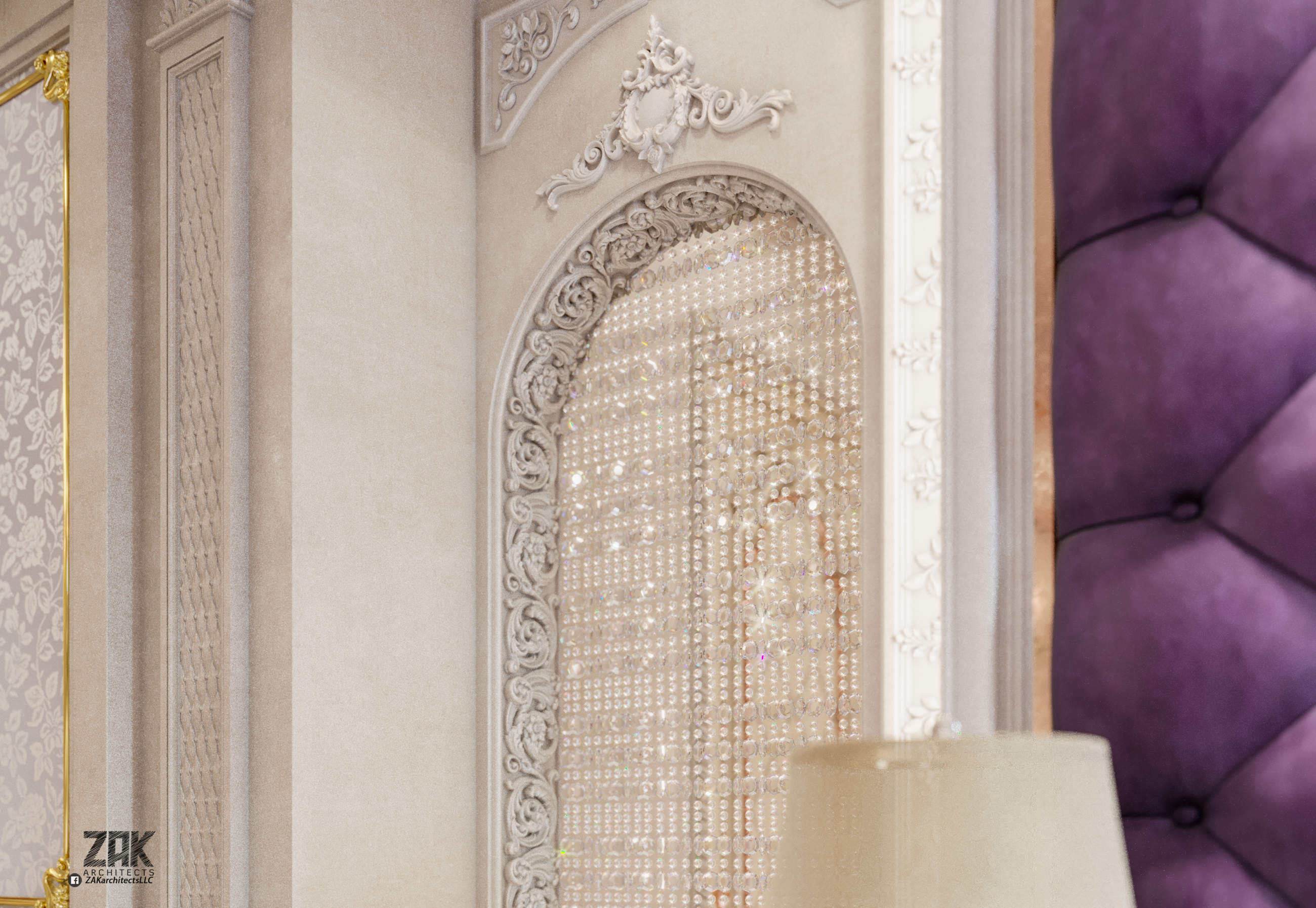 经典主卧室室内丨阿曼丨ZAK Architects-12