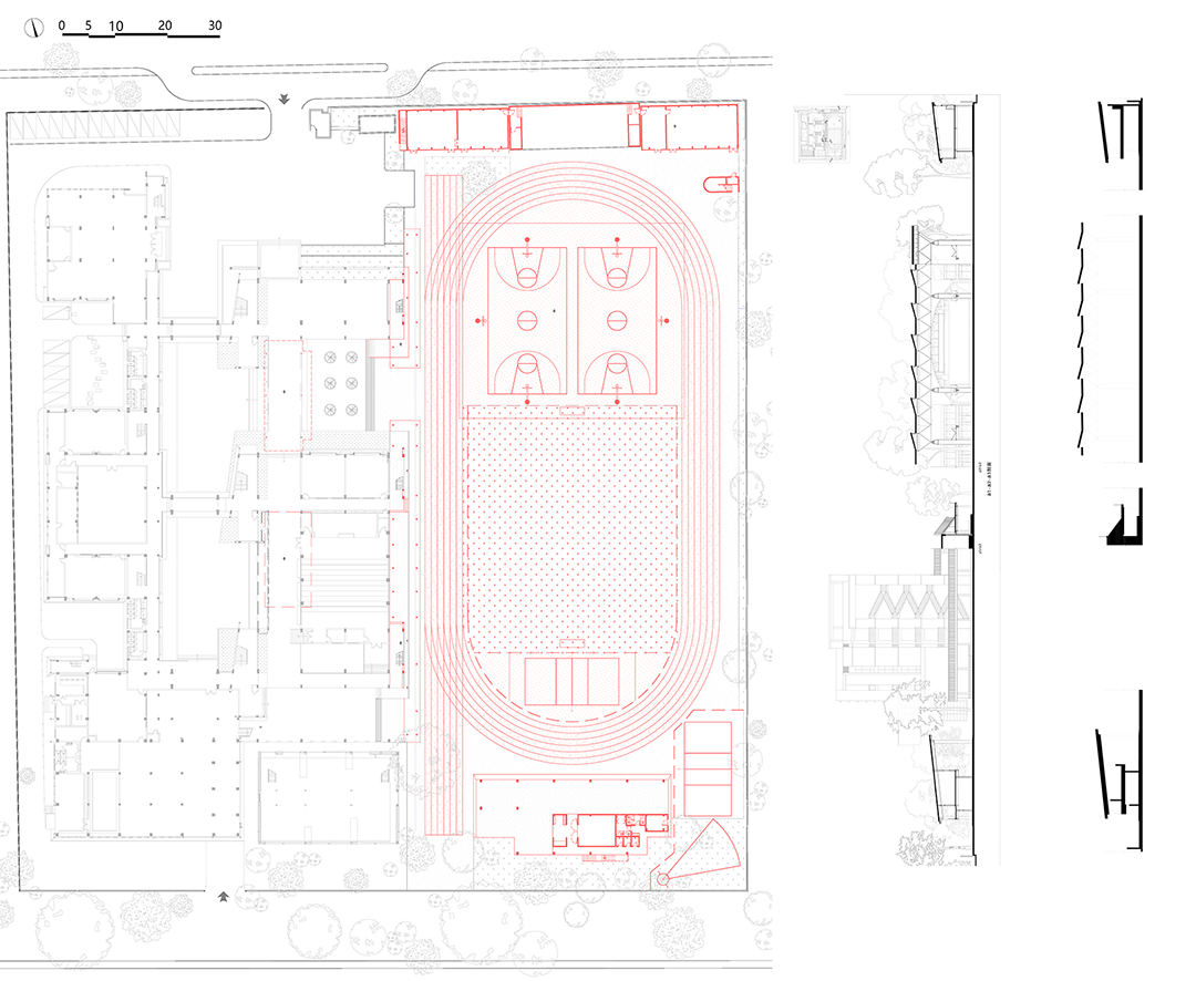 围合与遮蔽：深圳学府中学改丨中国深圳丨广州多重建筑工作室-22