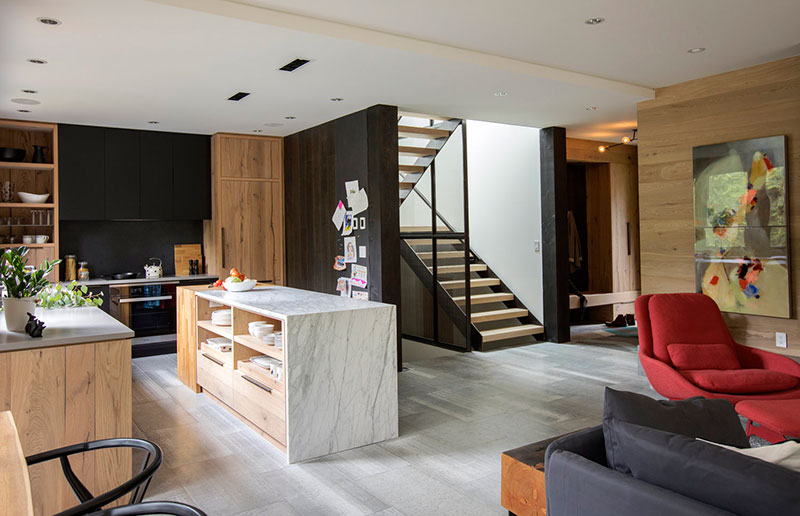 加拿大温哥华时尚山林小屋-8