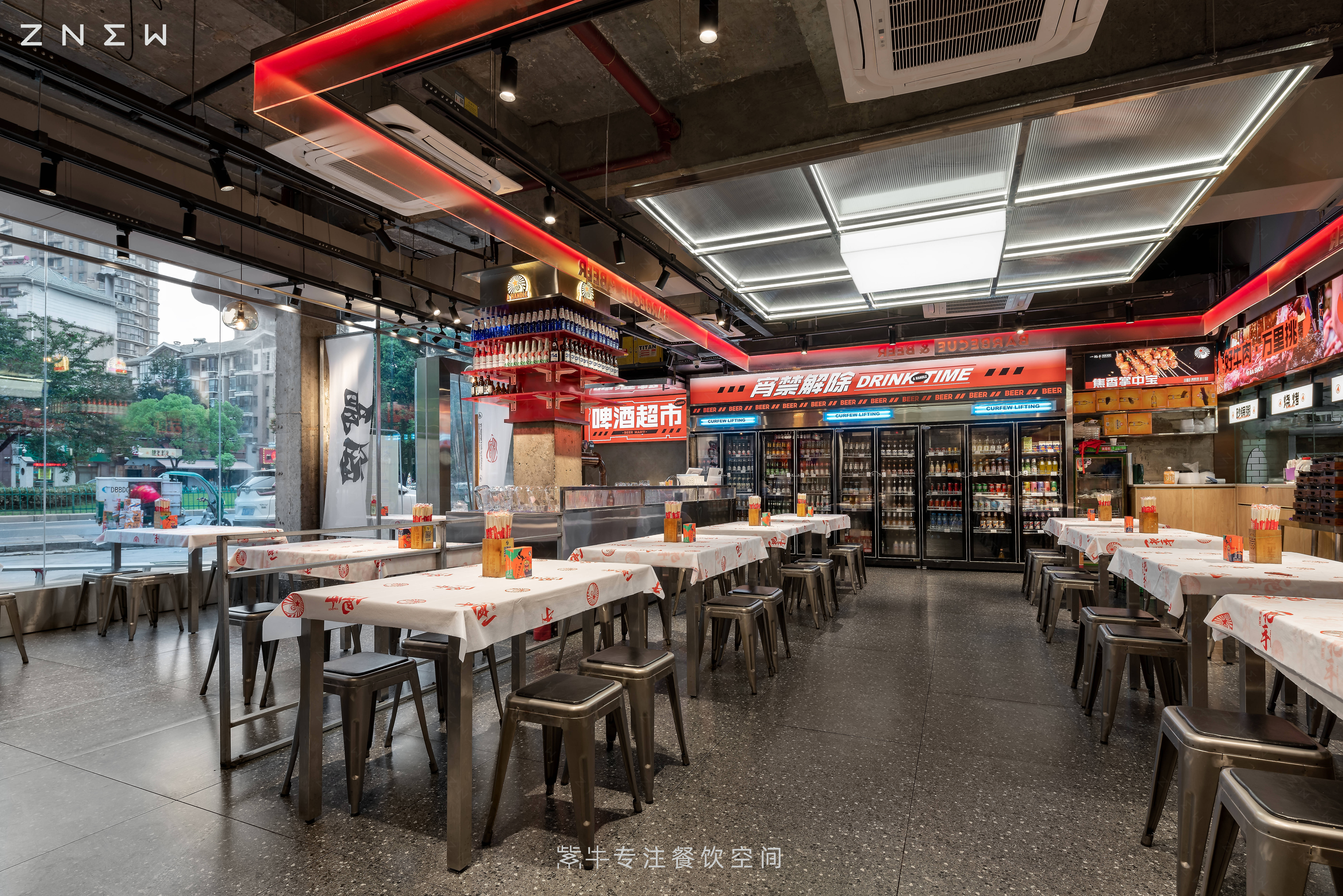 一把手烧烤（南昌店）丨中国南昌丨紫牛餐饮空间设计-13
