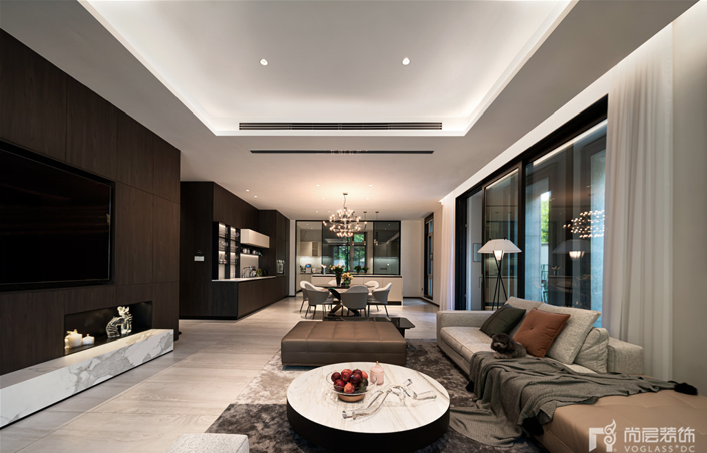 绿城御院现代简约别墅设计丨尚层别墅装饰-10