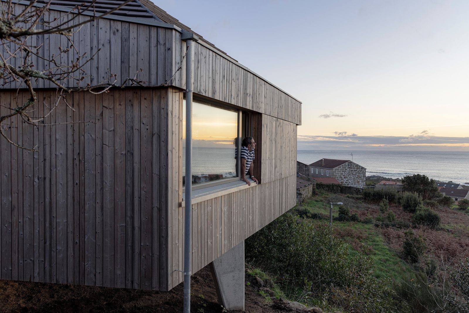 Galicia的21世纪壮观谷仓住宅丨西班牙丨Arrokabe建筑工作室-14