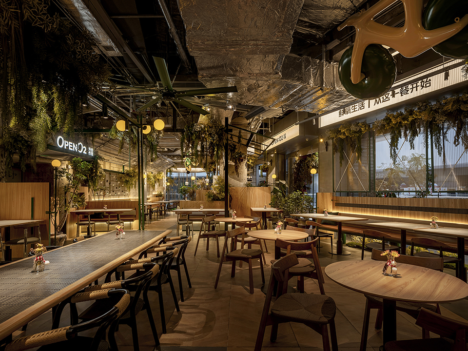 OPEN O2光合作用西餐厅丨中国沈阳丨甲板设计-32