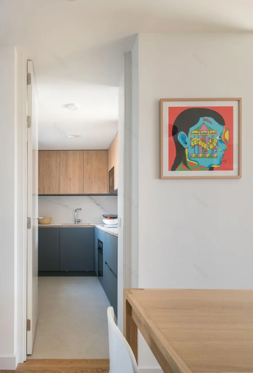 阳光下的双露台公寓丨西班牙马德里丨PuertoyMartín Architects-44