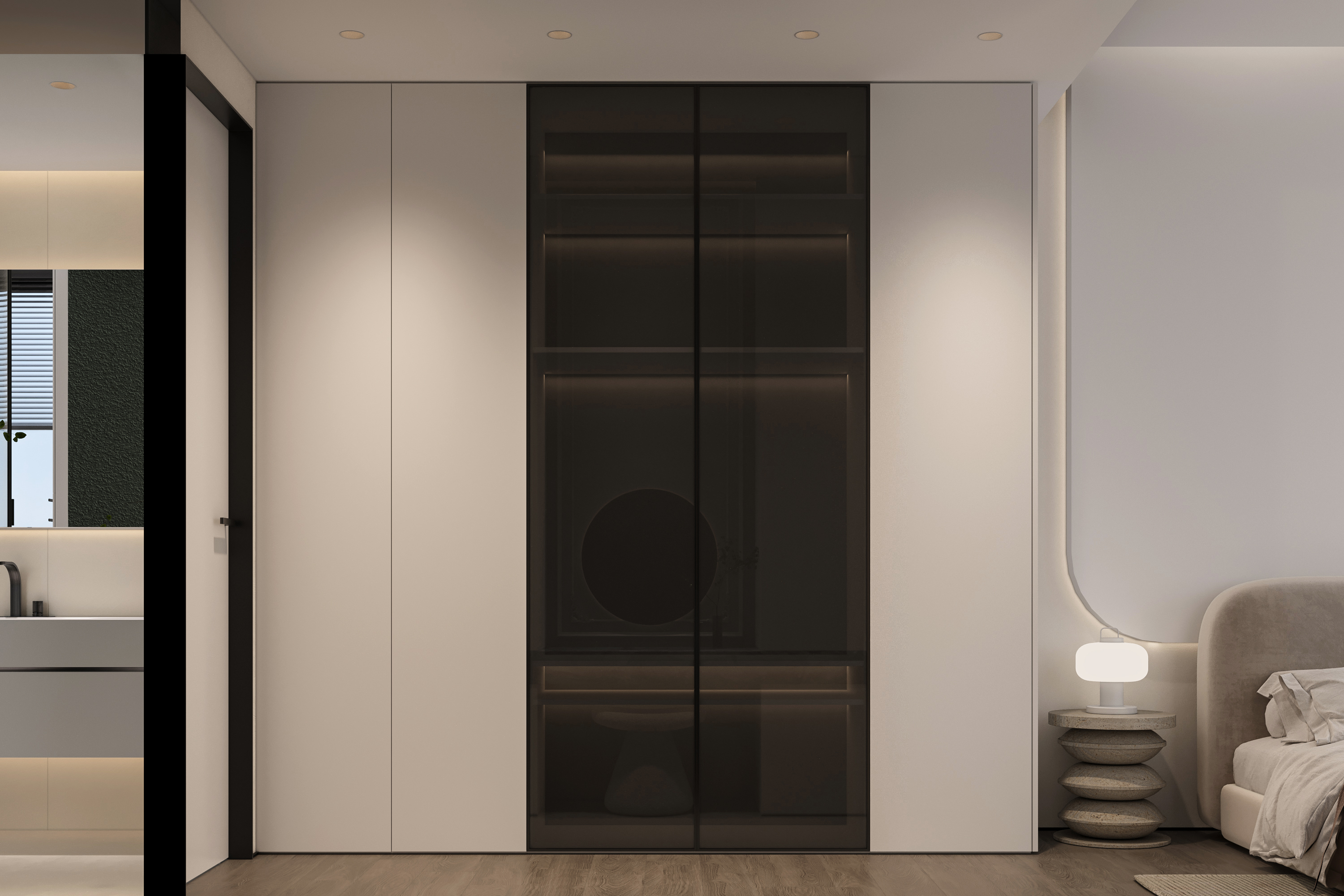 卧室套间极简温暖-0