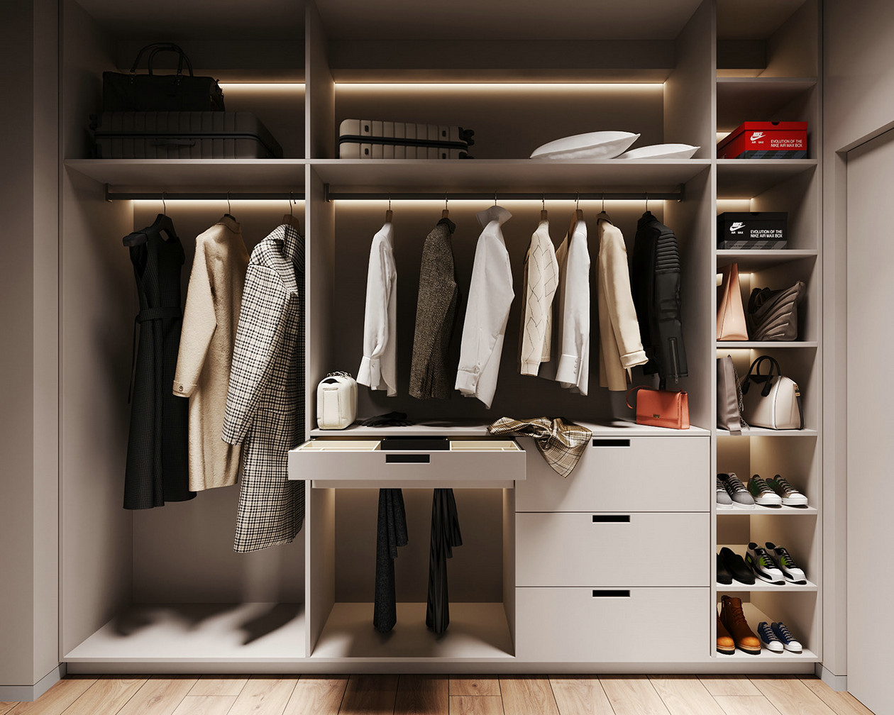 90㎡灰色系公寓设计-15