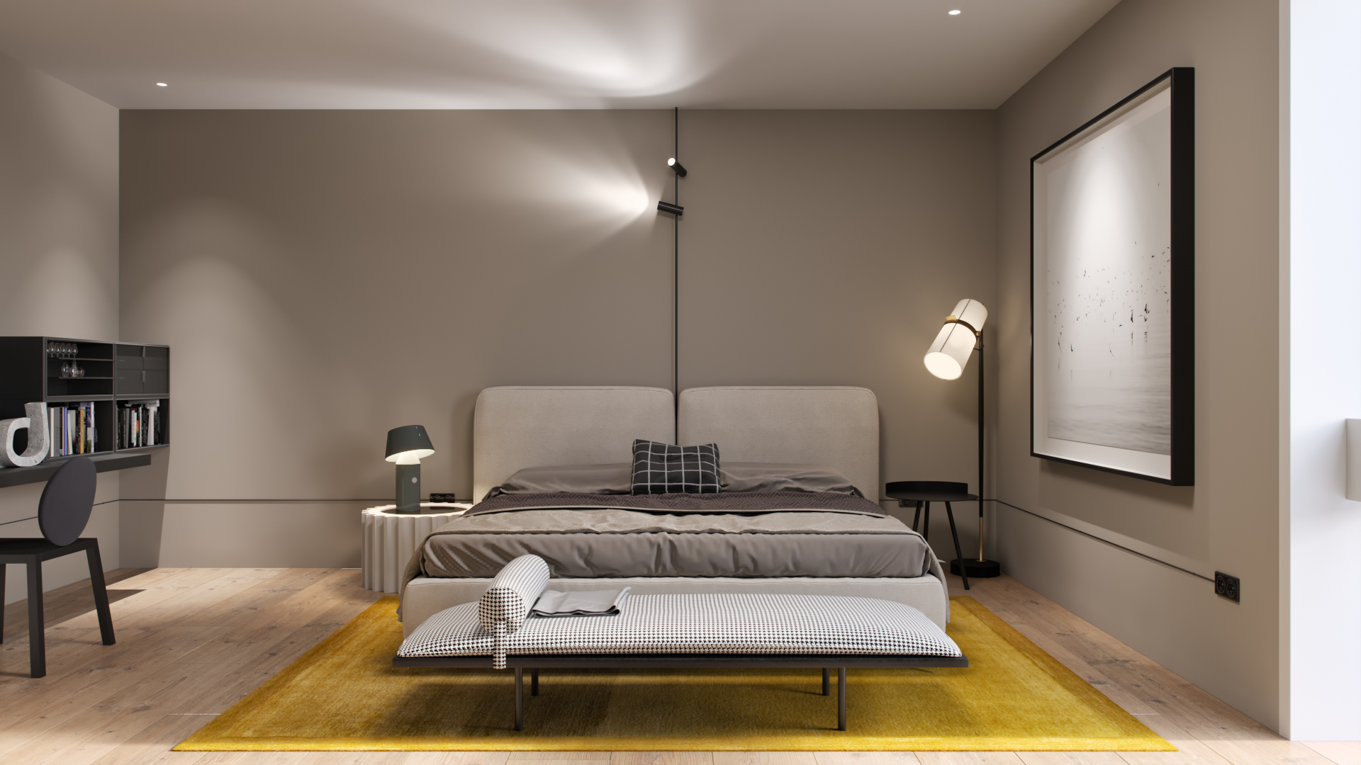 乌克兰现代半木屋的自然之光-11