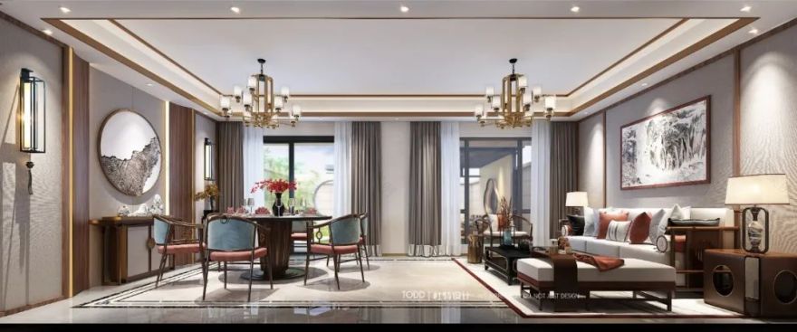 广州番禺中冶逸璟台现代中式别墅设计丨中国广州丨TODD 杜特设计-23