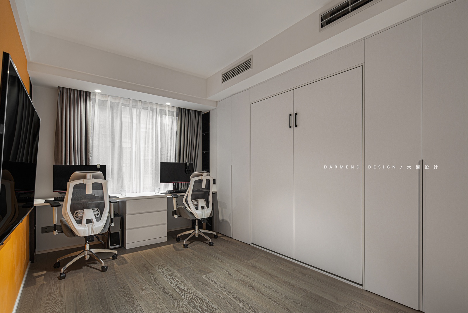 两人三喵的幸福生活丨中国南京丨大漠·室内设计-36