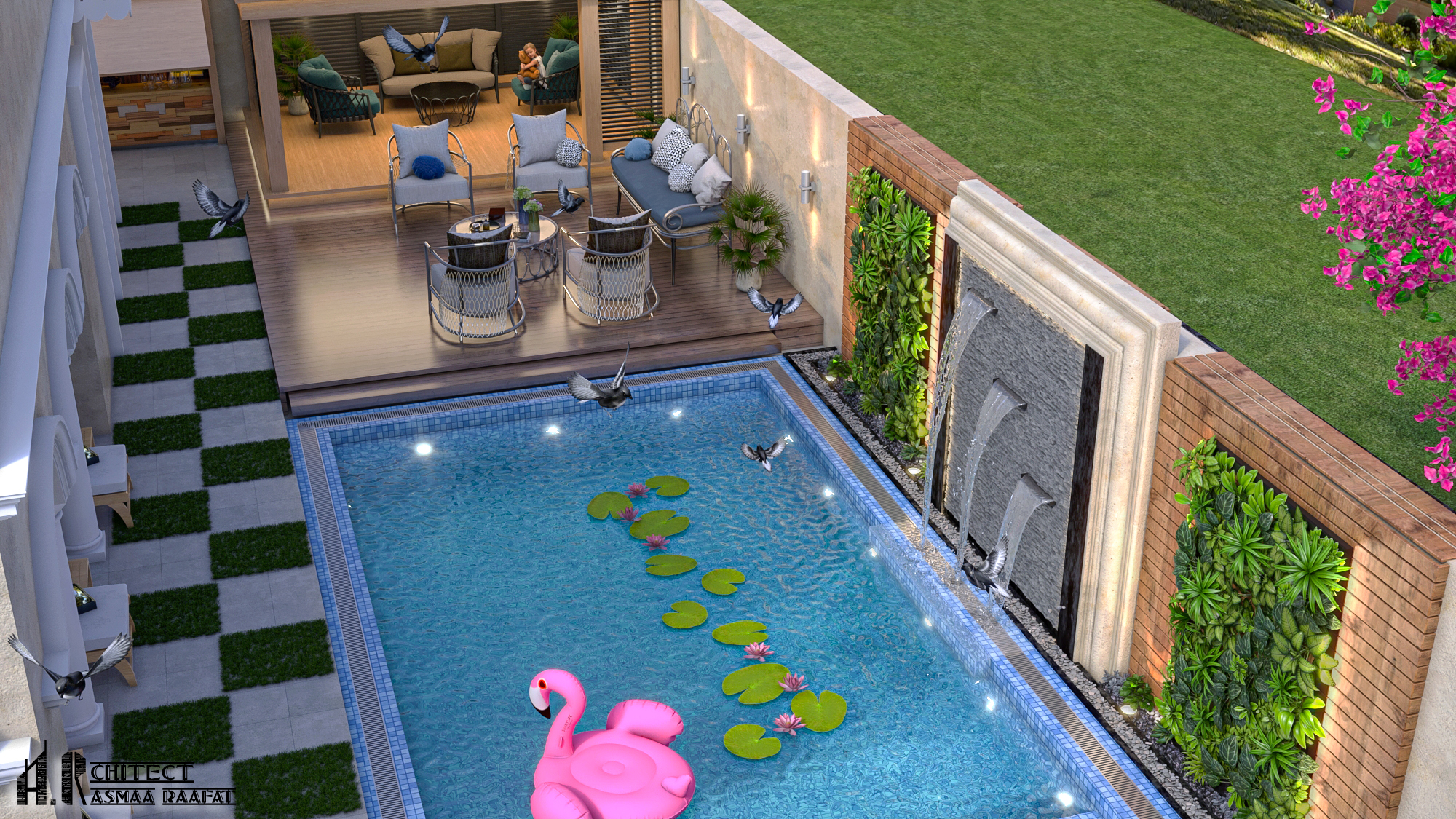 VILLA LANDSCAPE AT HYDE PARK, NEW CAIRO-4