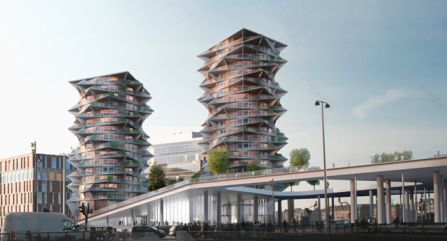 哥本哈根「仙人掌」公寓丨丹麦哥本哈根丨BjarkeIngelsGroup-4