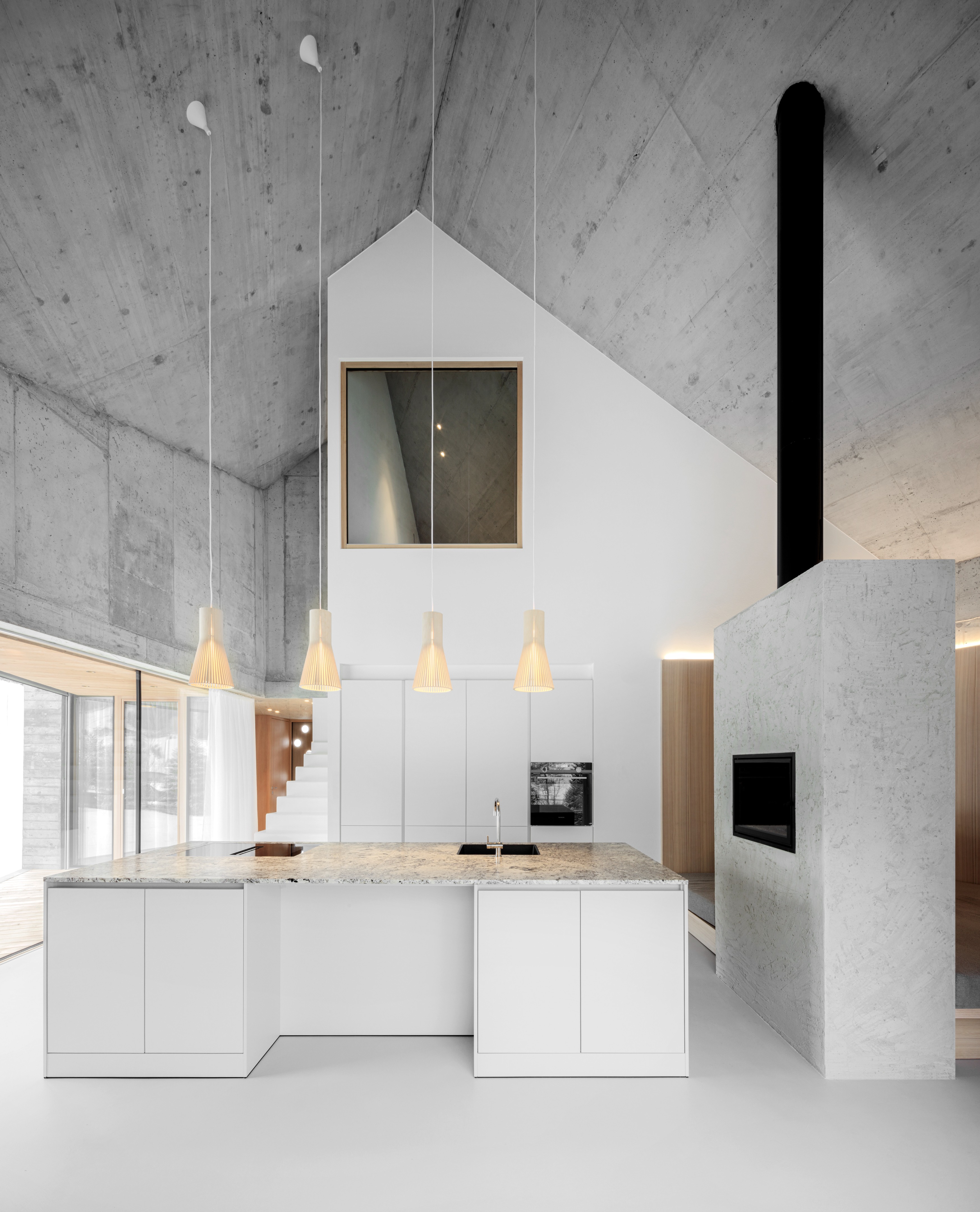 意大利瓦尔斯山谷住宅设计丨Andreas Gruber Architects-7