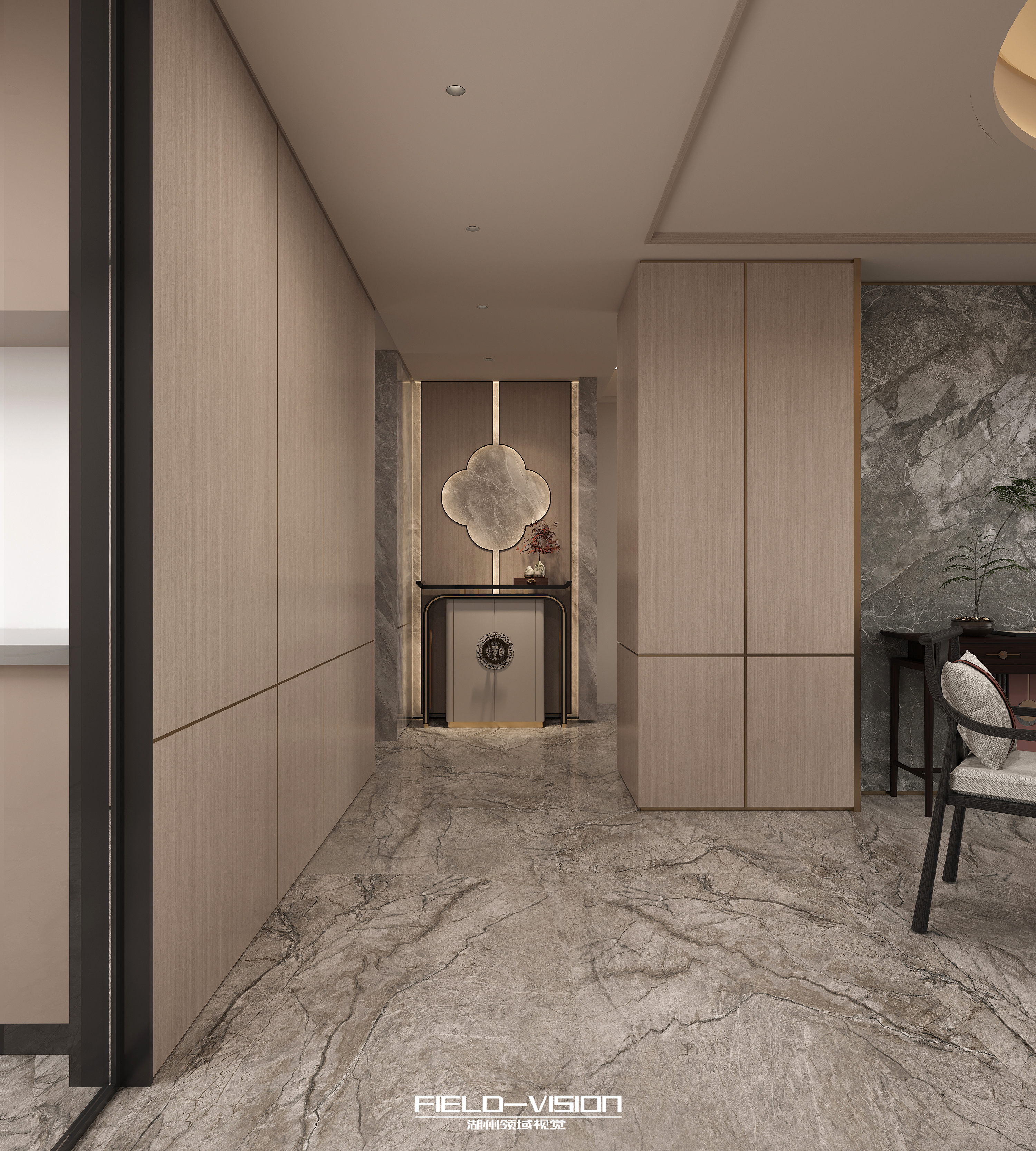 中式大平层室内设计-20