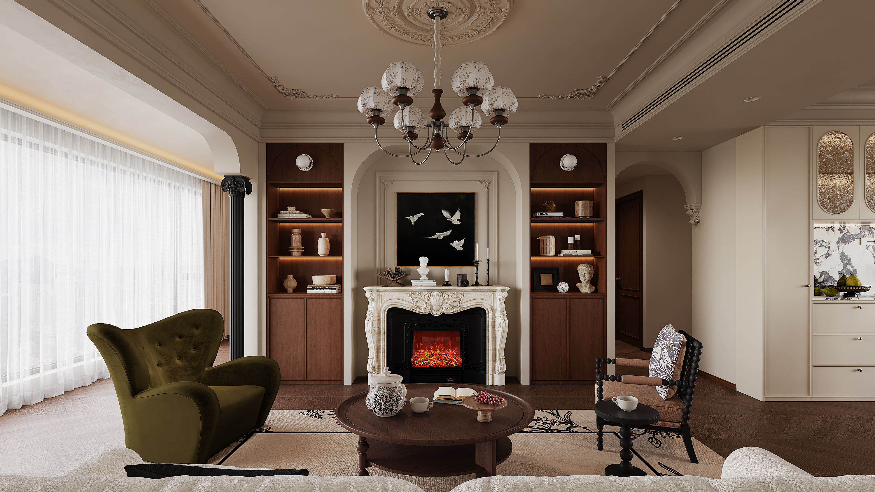 近期渲染｜法式中古-0