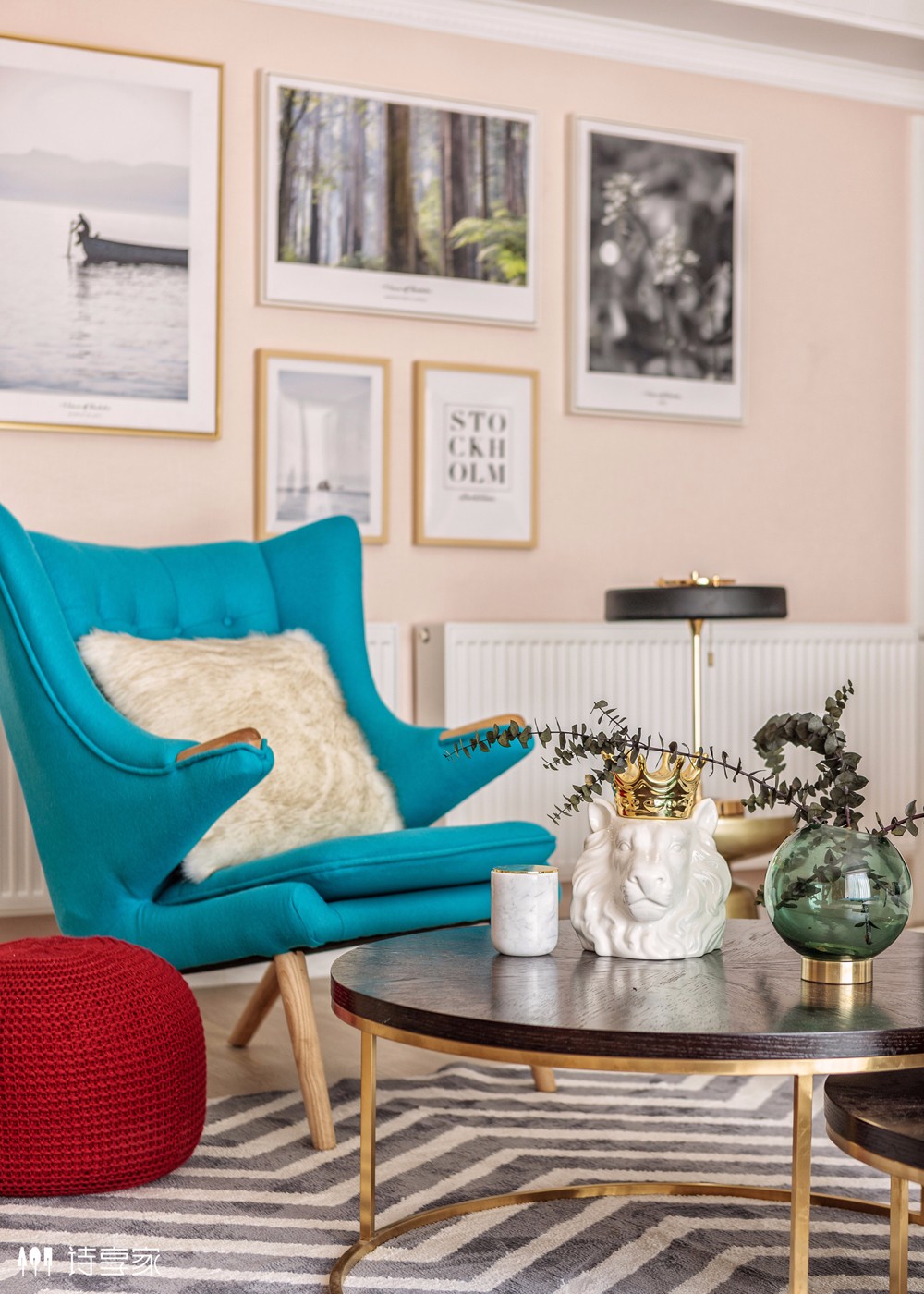 150㎡万科城市花园现代轻美式住宅  诗享家设计-5