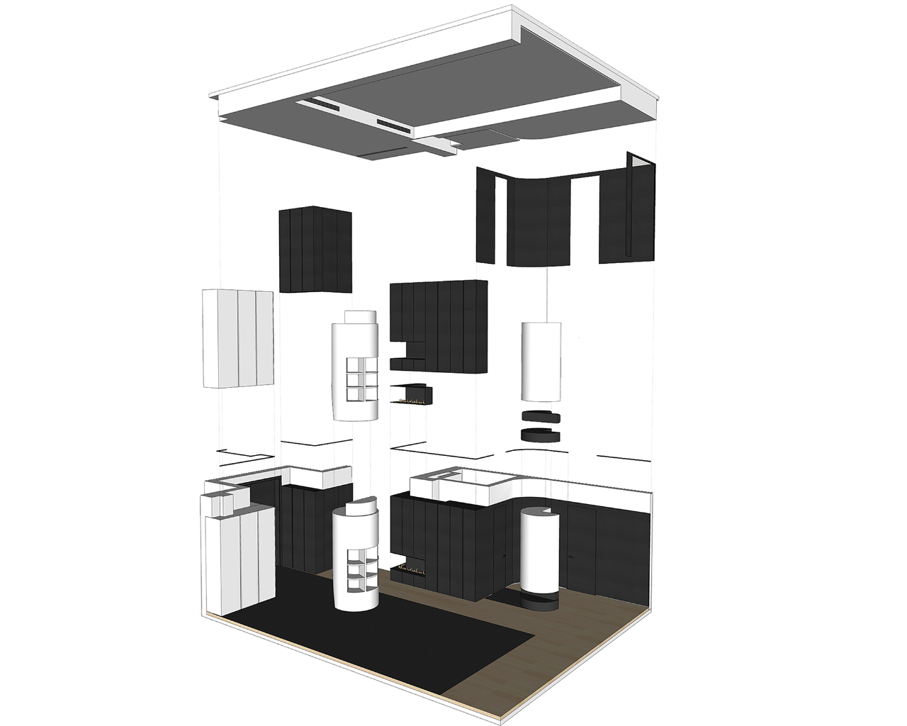 黑与光的对话丨中国广州丨姚国健室内工作室-31