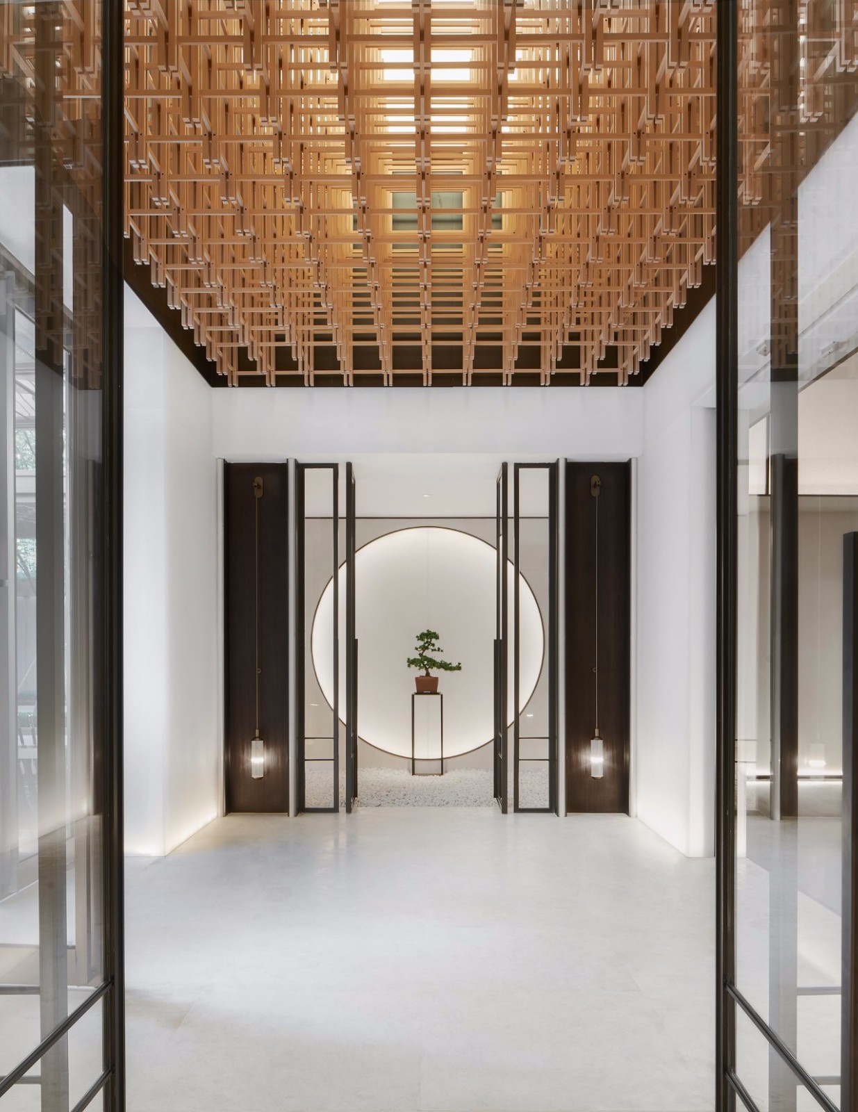 无间设计打造 1200㎡东方摩登营销中心-6