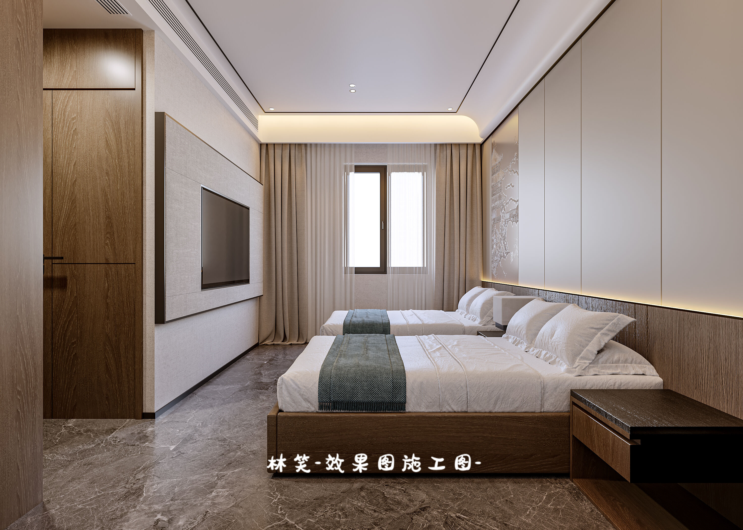 隐奢避世，酒店民宿一体化设计-18