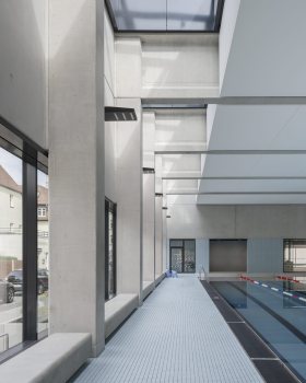 Sportbad am Rabet Modular Swimming Facility / gmp Architects