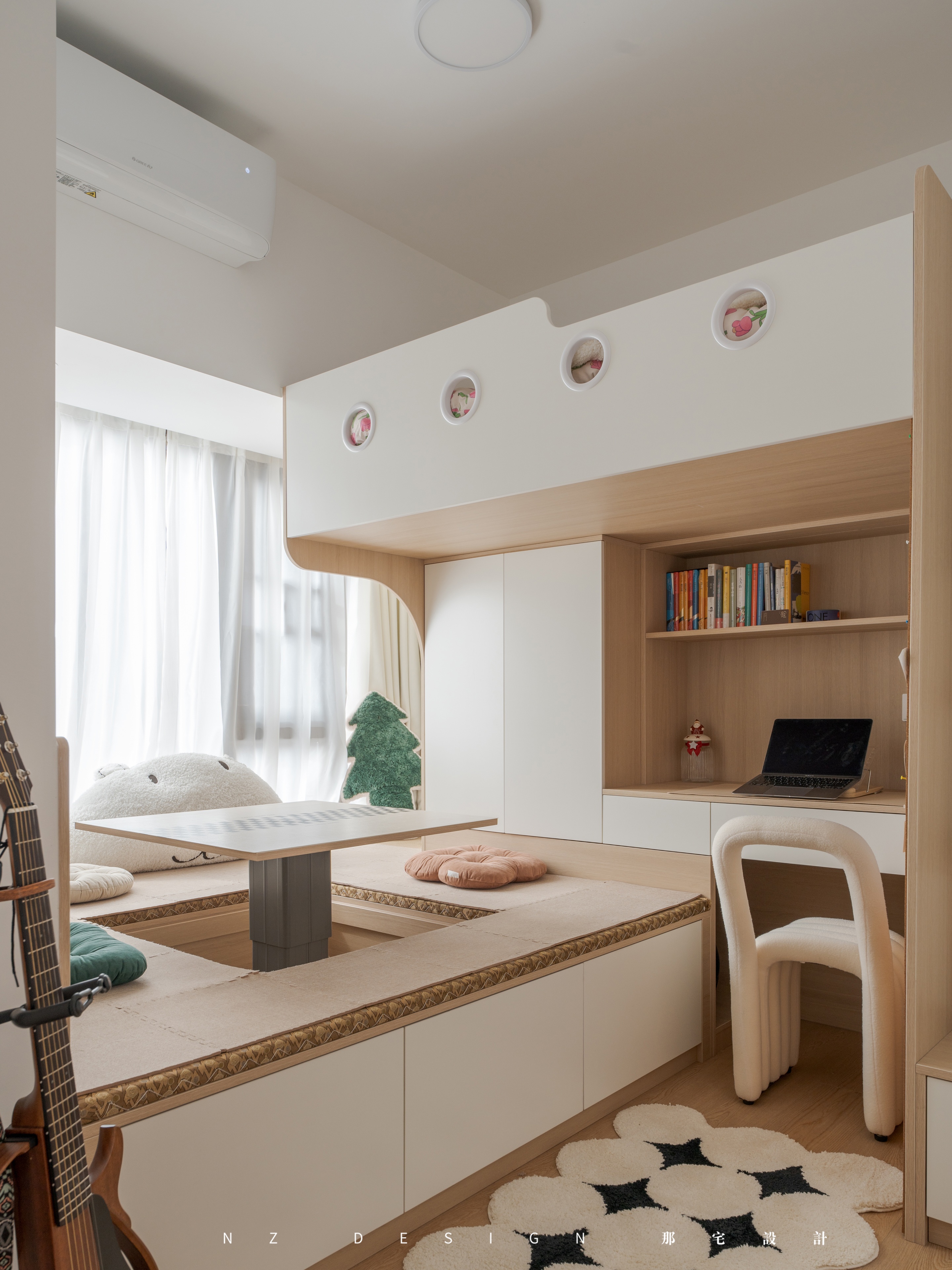 日式原木风家庭空间设计丨中国深圳丨那宅设计事务所-81