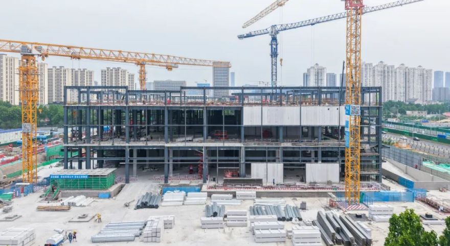 上新了,工程|济南首家山姆超市主体结构封顶-45