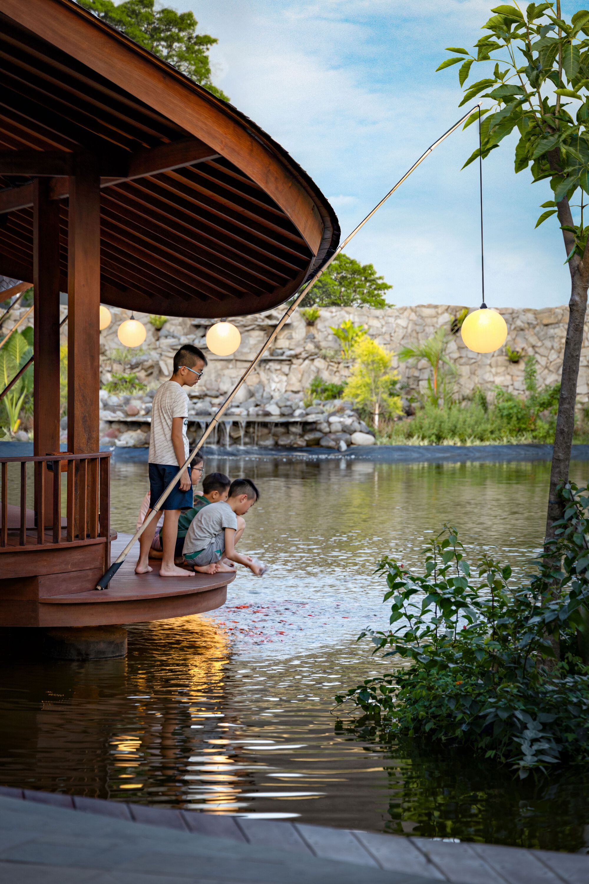 Talaga Sampireun Bali 餐厅丨印度丨KThengono 设计工作室-33