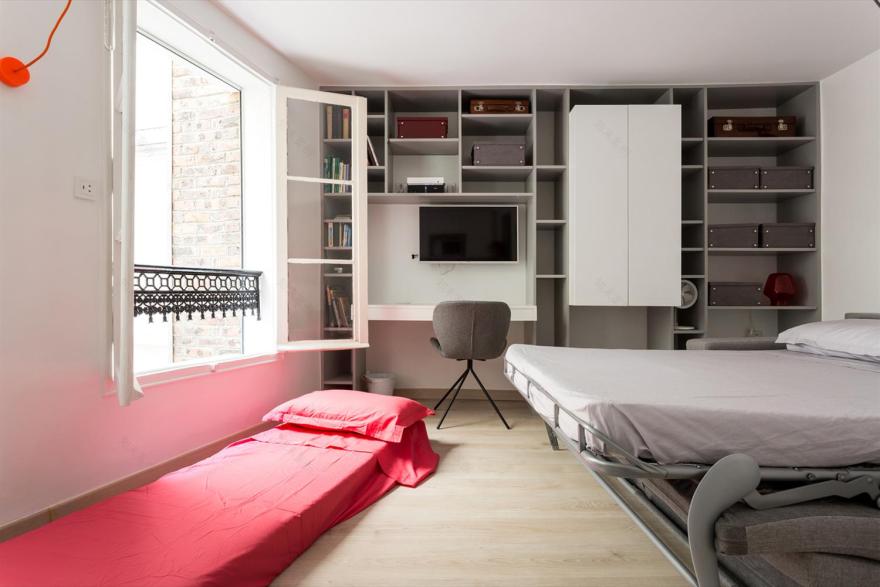 巴黎 19㎡小户型公寓 | 古老建筑中的现代生活-5