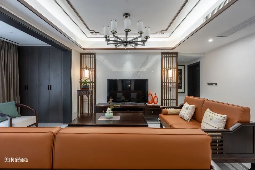 俊豪城西区新中式风格装修丨美的家装饰工程中心-49