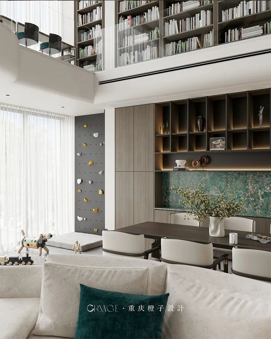 橙子新作||天澜美墅——家中“图书馆”-47