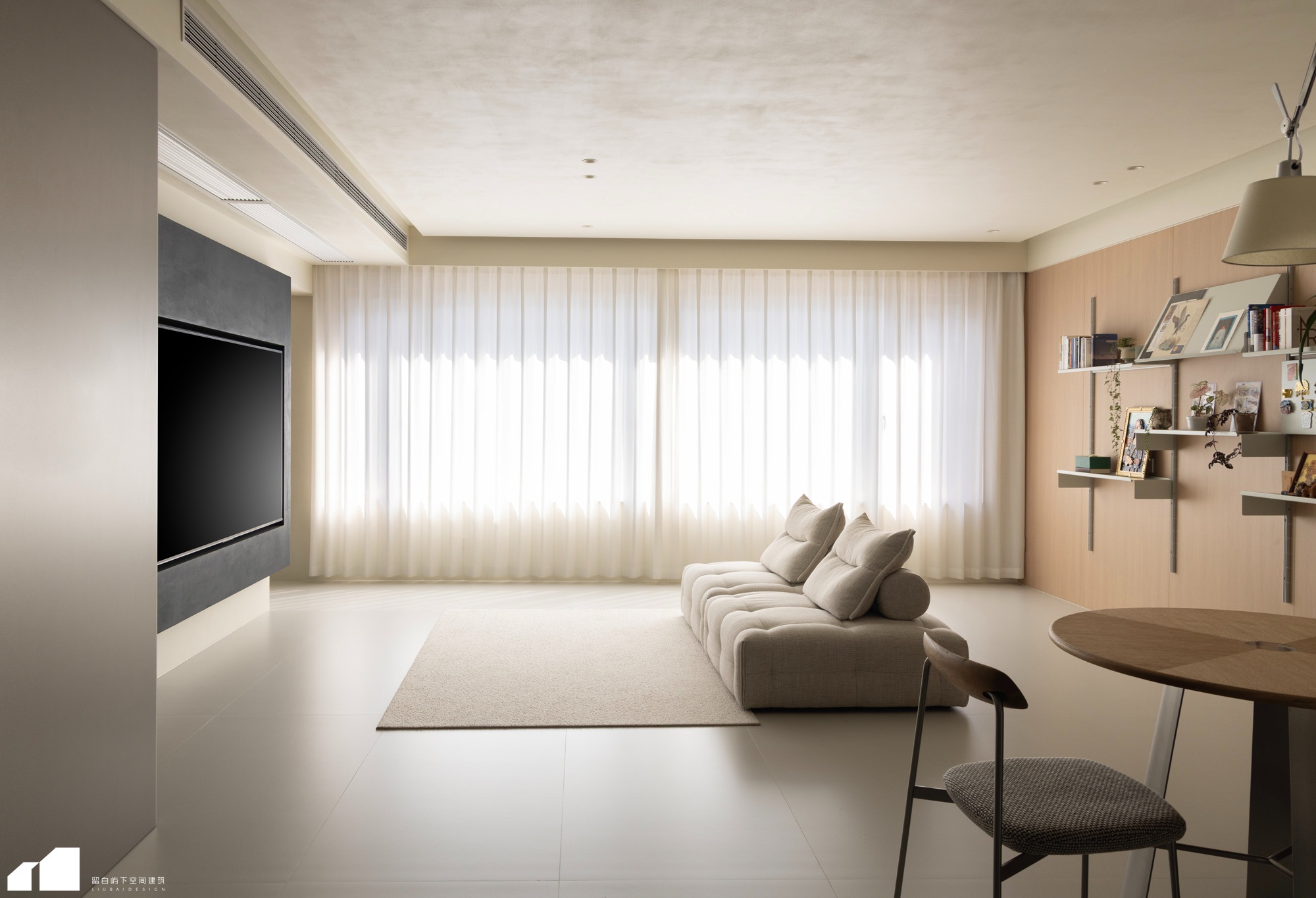 留白.实景｜重构空间，让家在极简里藏满温柔-1