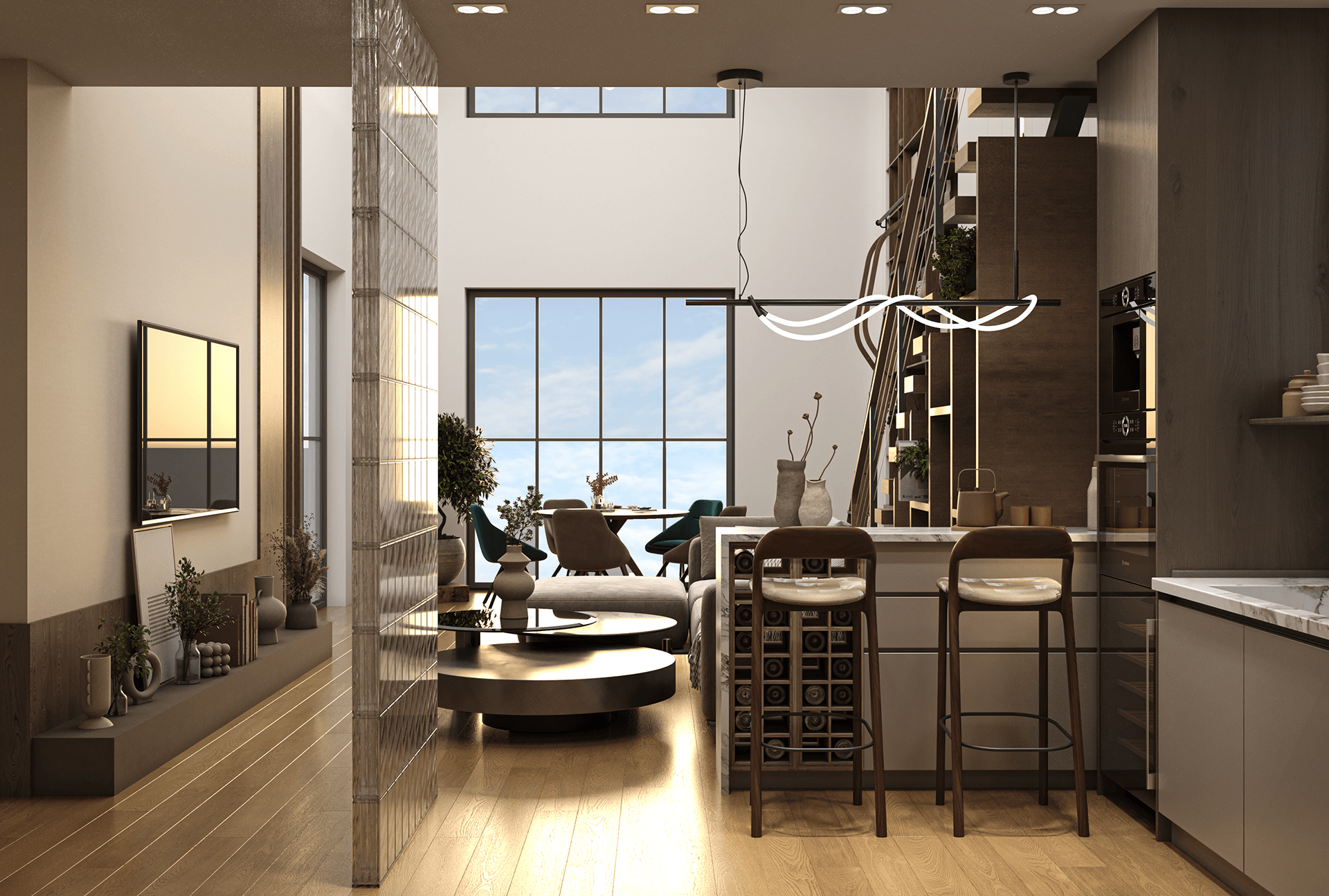 Kasakh私人住宅室内设计丨与“SHOGH  Q”建筑工作室合作-15