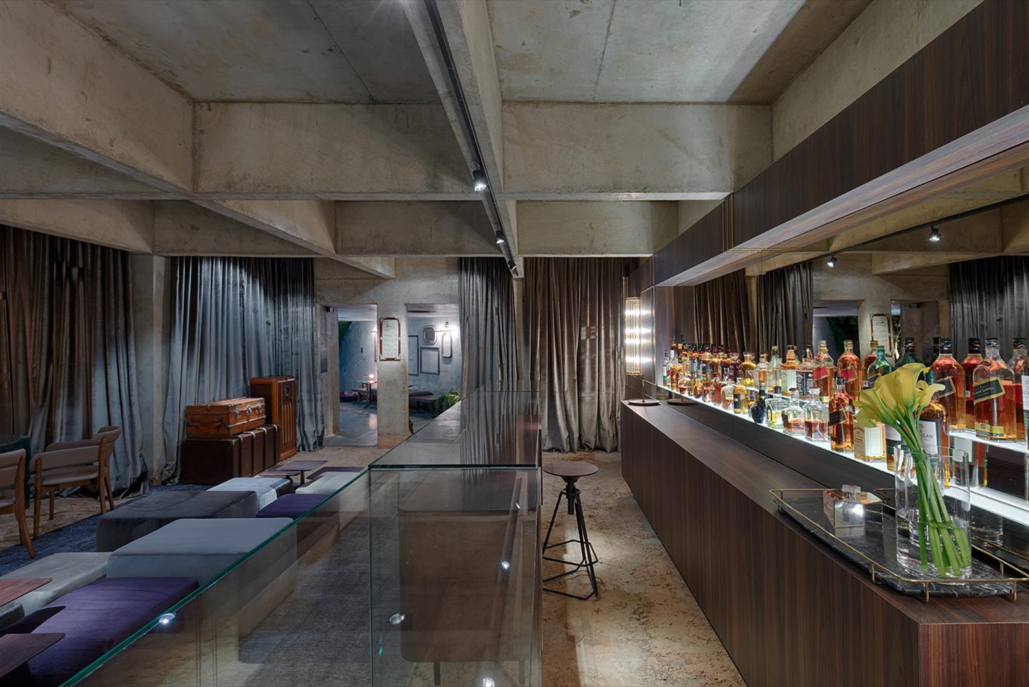 绿意盎然的复古秘密酒吧-10