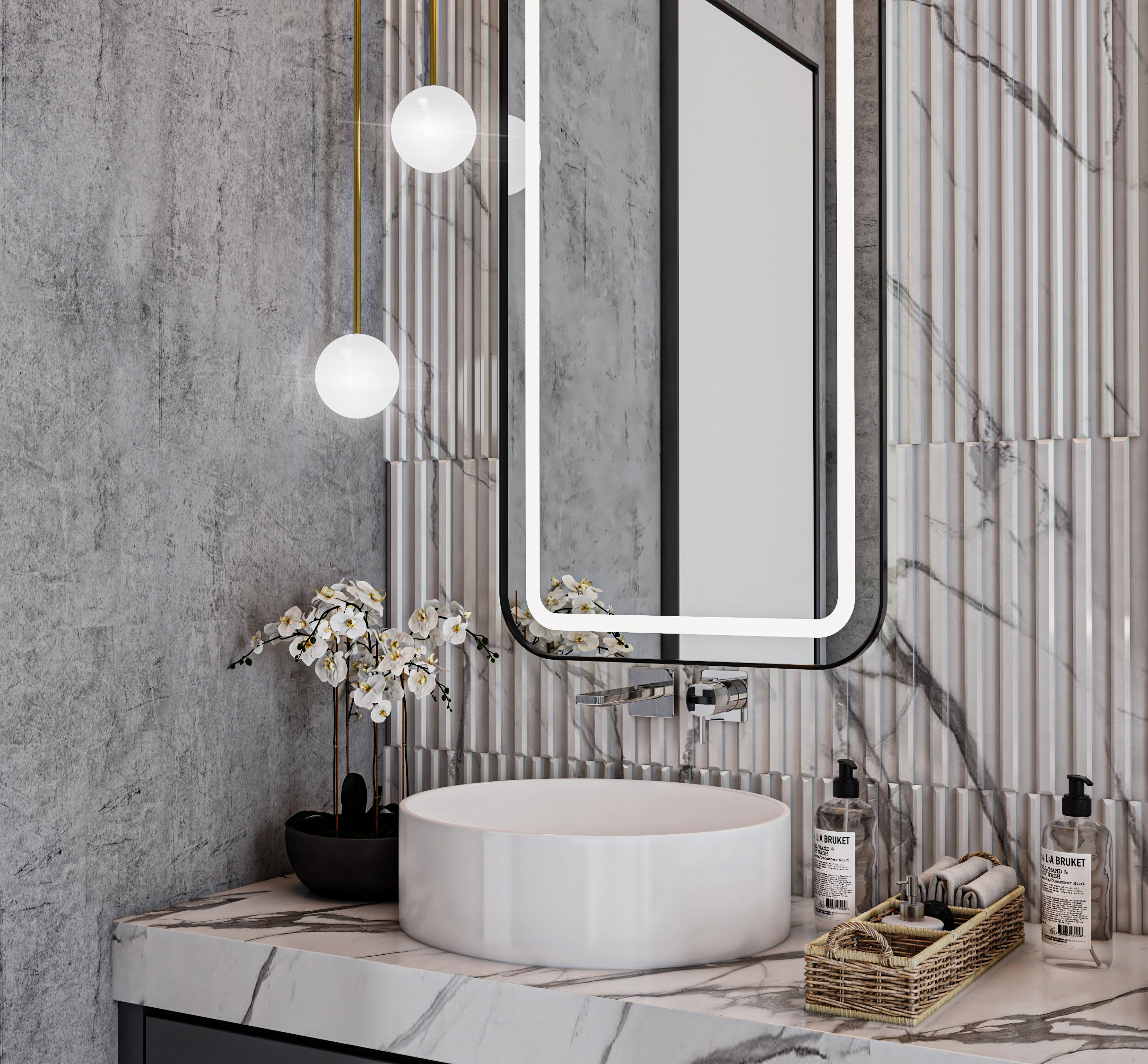 MEN WASHING AREA 设计丨3DMAX  VRAY  P.S-7