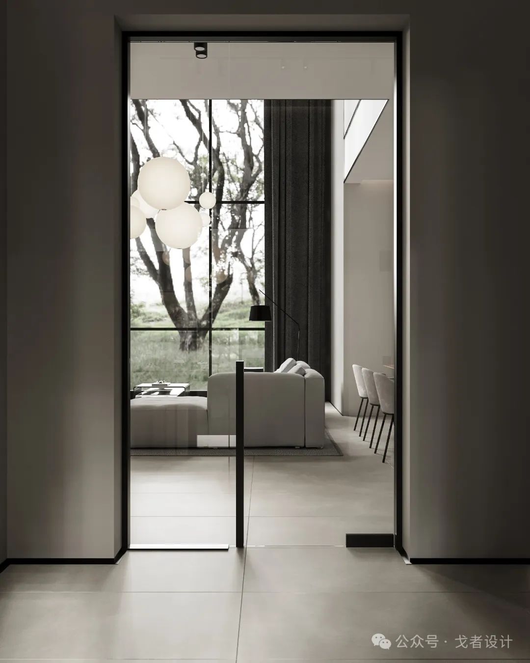 现代高级别墅空间|北京戈者设计-6