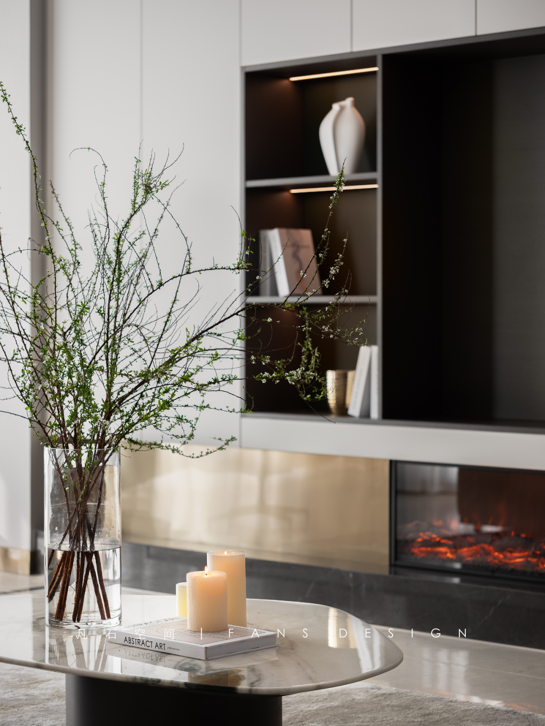 以爱为单位的现代轻奢家居设计丨中国成都丨成都凡石空间设计-4