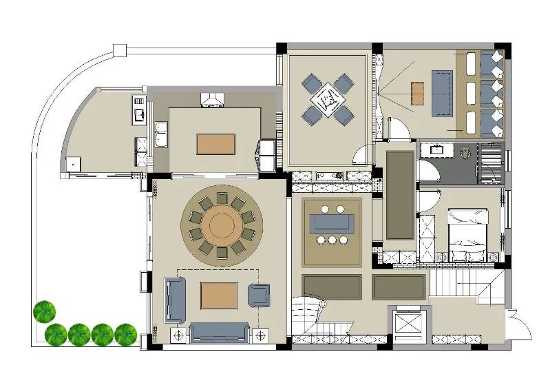 贵阳阅山湖别墅东方美学与现代融合丨中国贵阳丨上海半间设计贵阳分公司-10