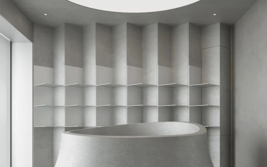 东莞碧桂园简约质感空间设计-65