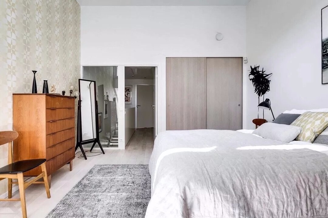 斯德哥尔摩 130㎡复古风住宅设计-34