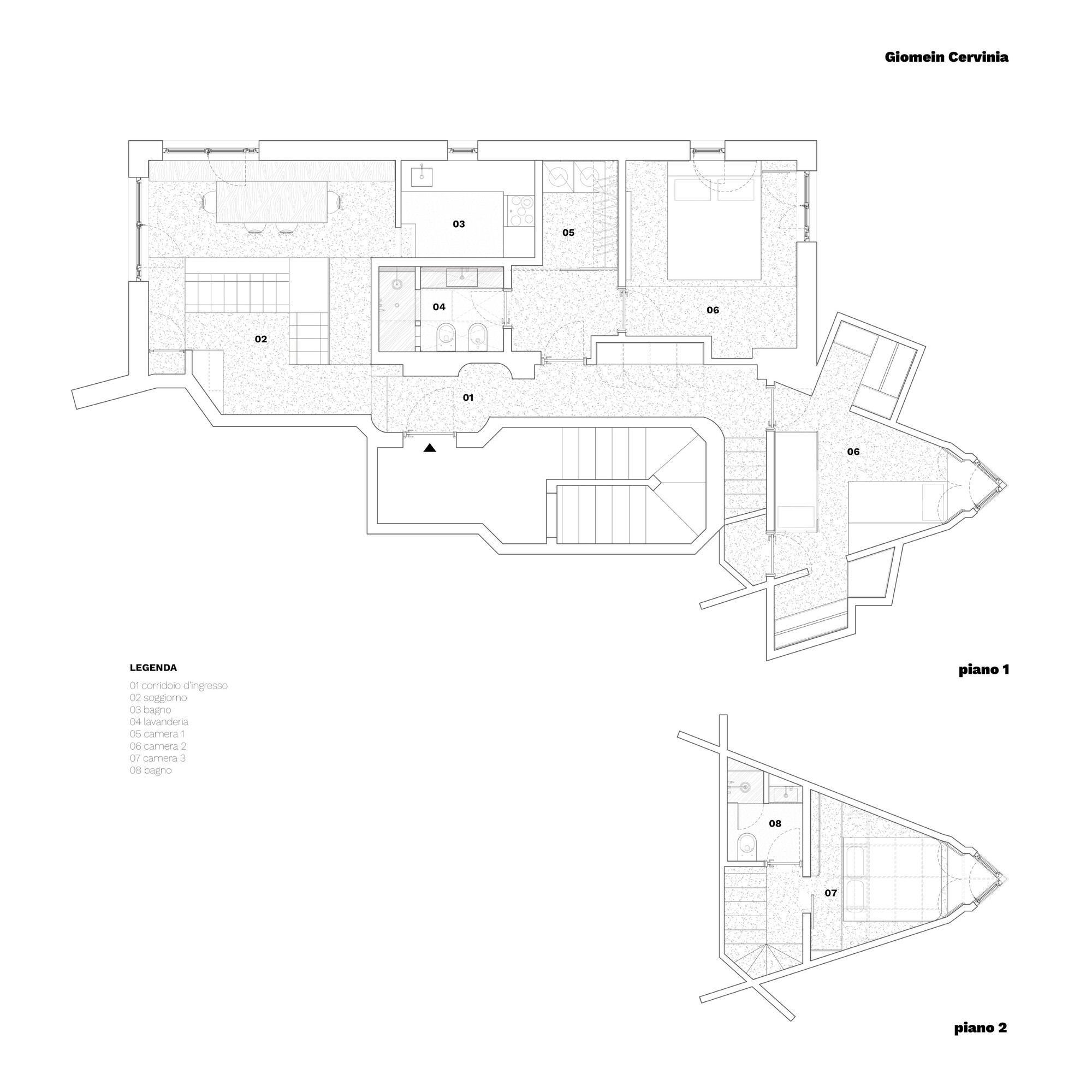 吉奥梅因切尔维尼亚的室内景致丨意大利丨co.arch studio-15
