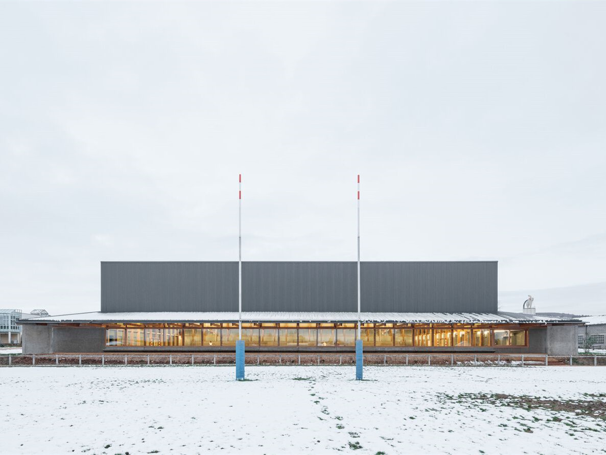 法国体育文化大厅丨连接建筑-3