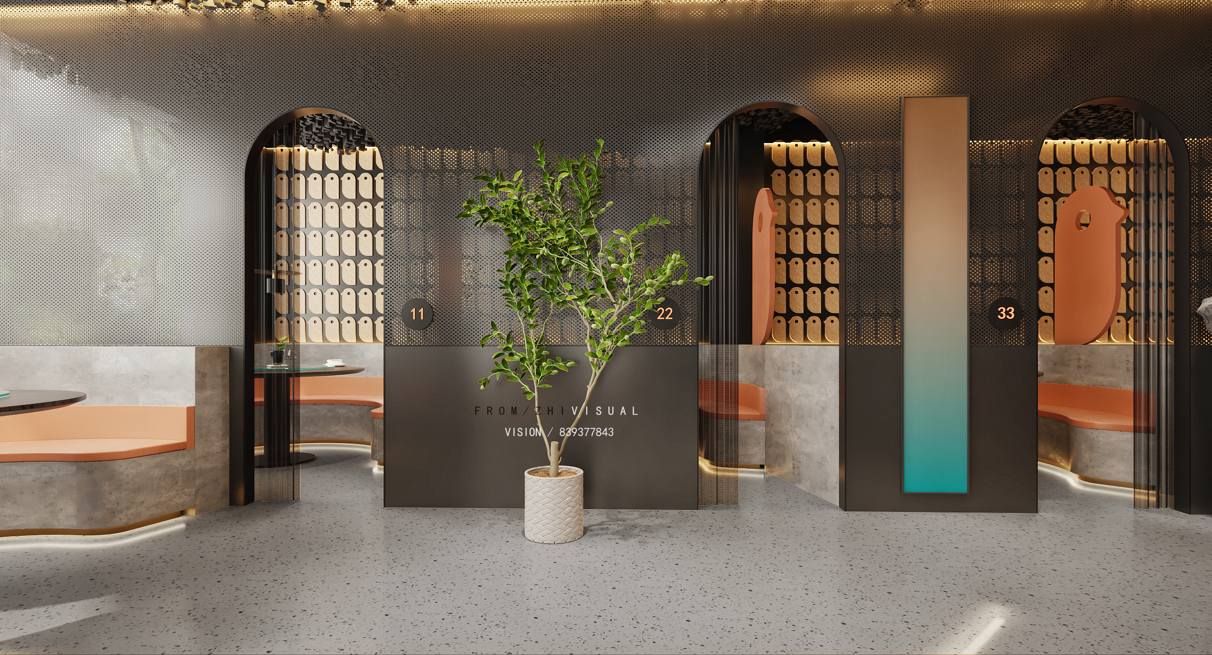 餐饮店效果表现-8