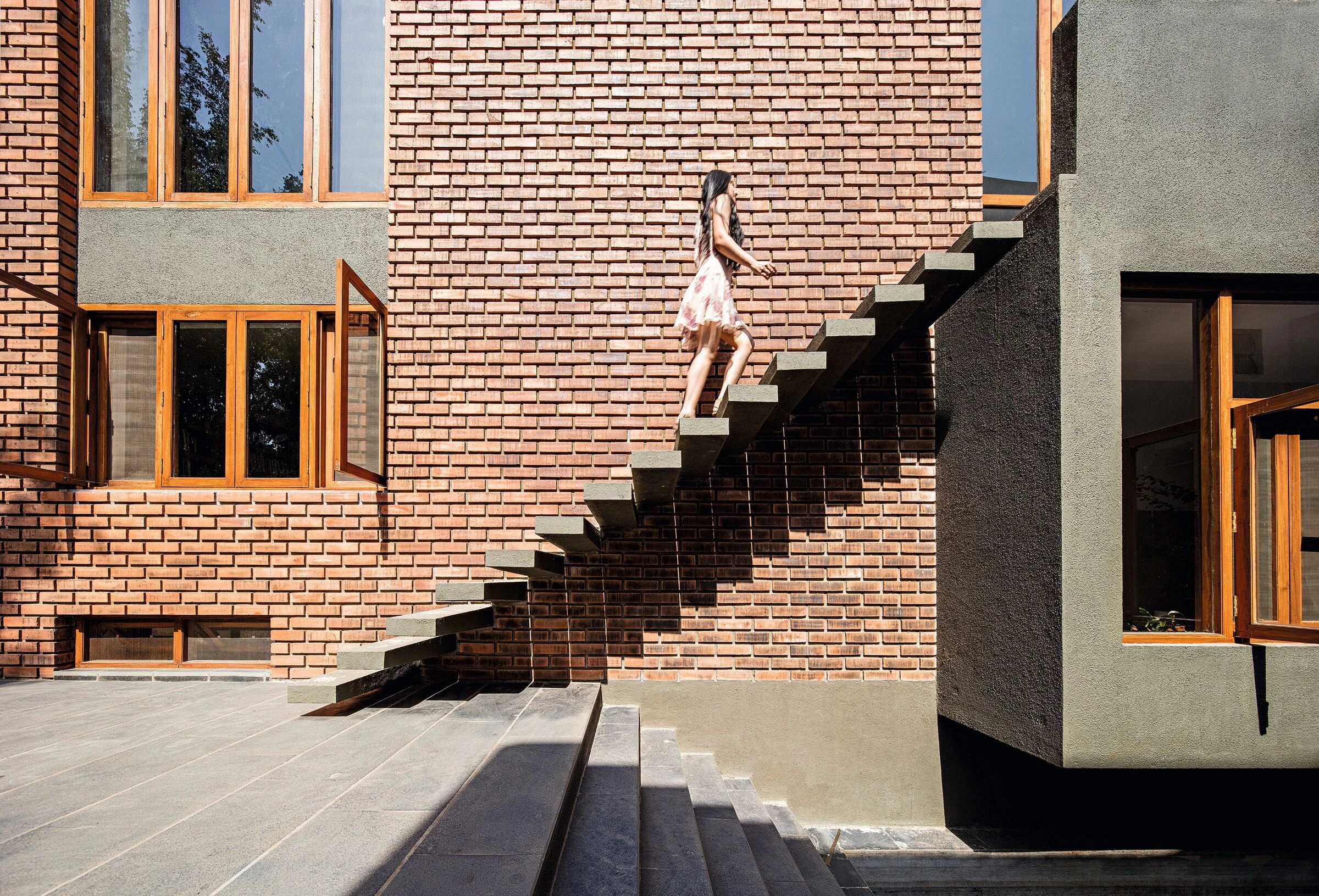 层叠之居 | Kranti Kanade 住宅的室内外融合-12