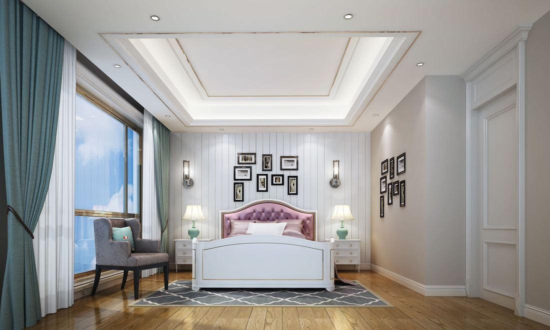 幸福 N 次方 | 精致优雅蓝色系客厅设计-13