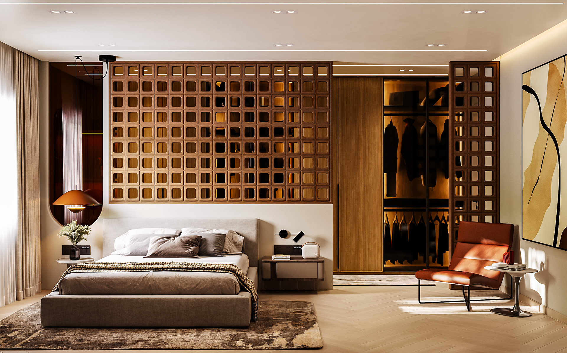 A Warm Minimalist Interior-1