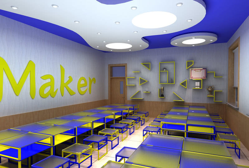 创意无限创客空间设计案例效果图-7